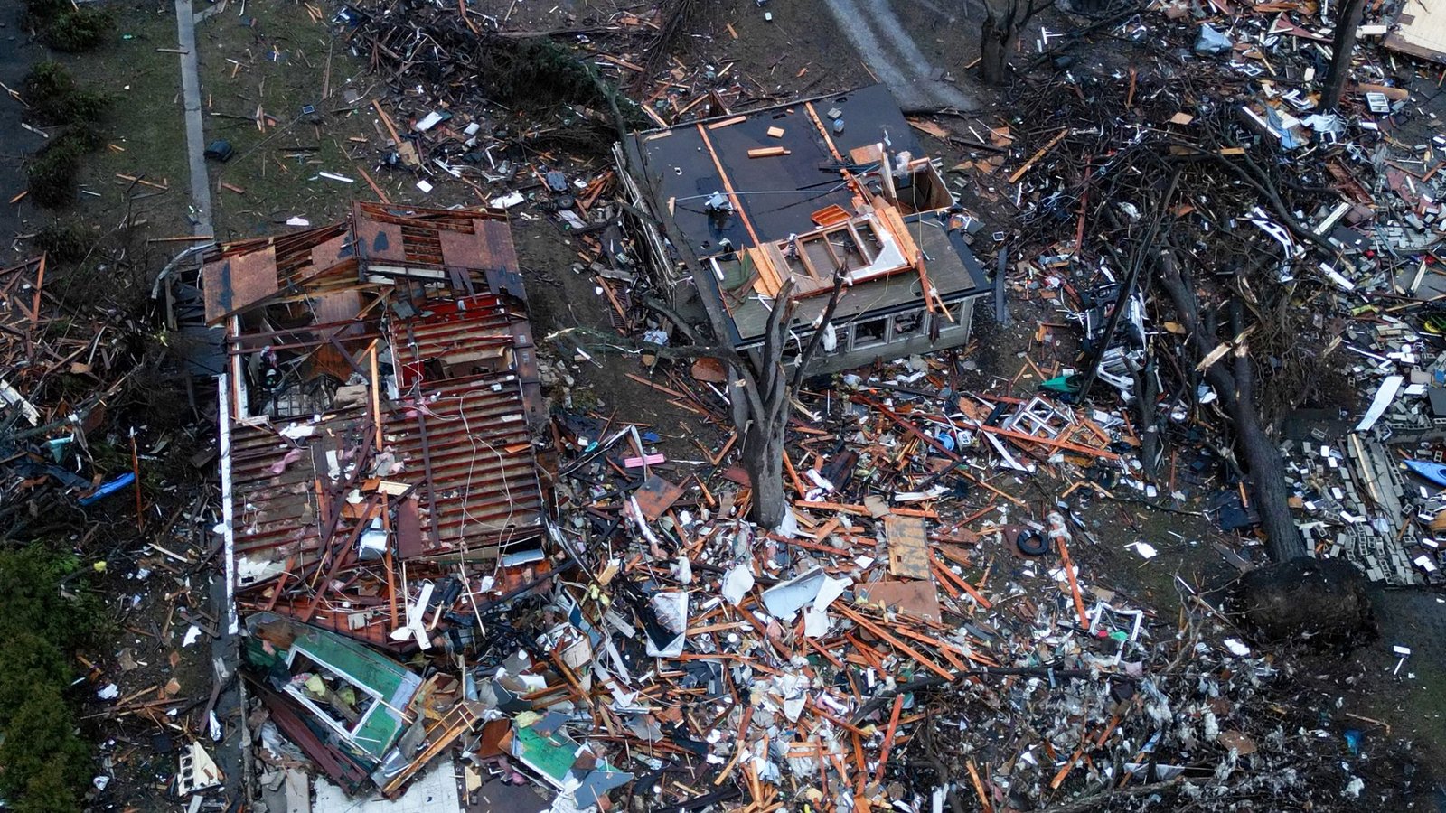 Tornadoes kill two in Indiana and rip through Illinois
