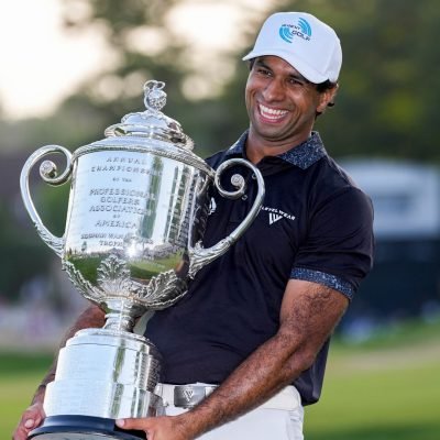 Aaron Rai becomes first English winner of PGA Championship in over a century