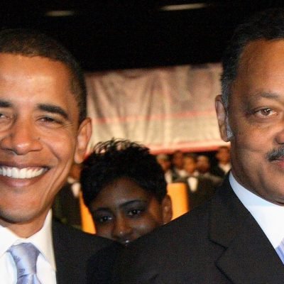 Barack Obama pays tribute to ‘true giant’ Jesse Jackson after Donald Trump swipe