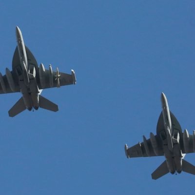 Four crew members ejected after military jets crash during US air show